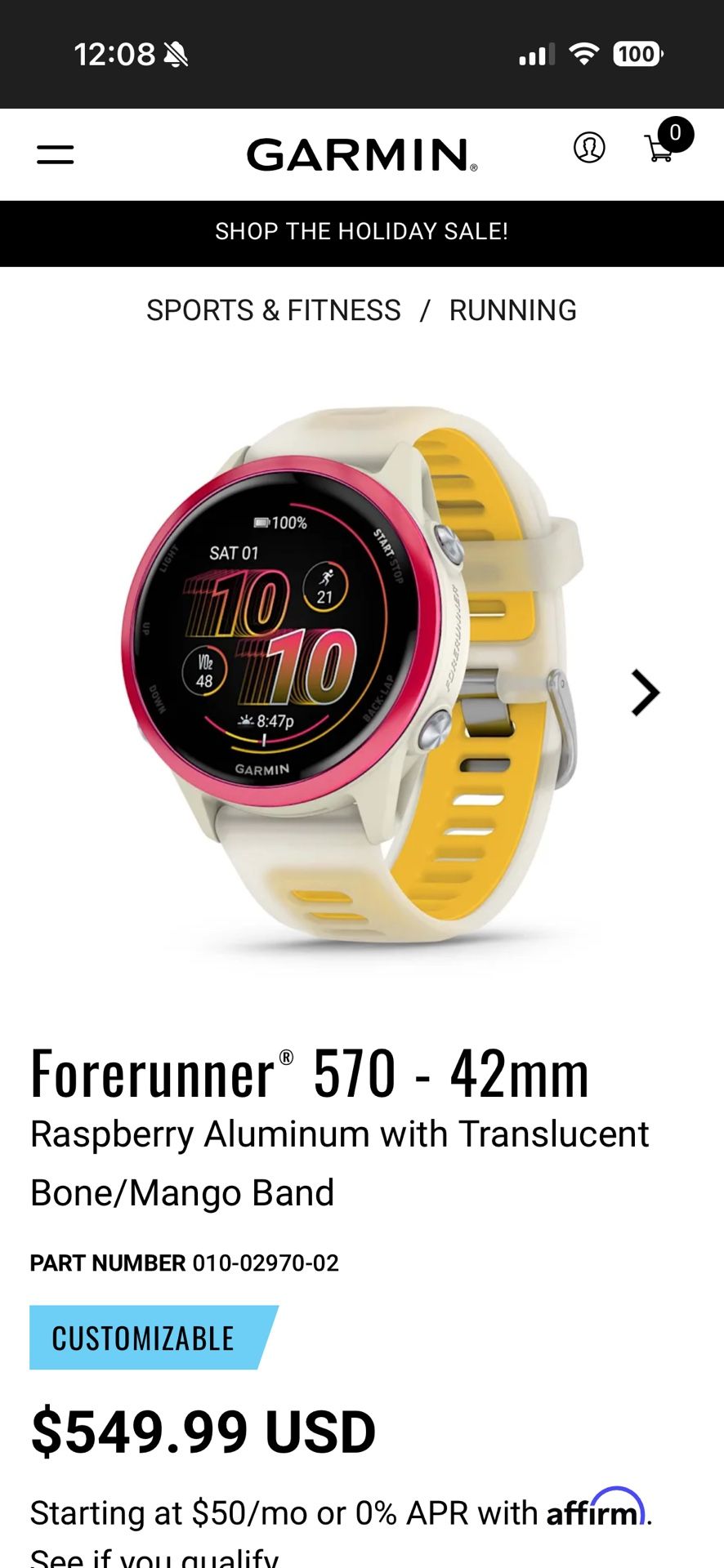 Garmin Forerunner 570 42mm