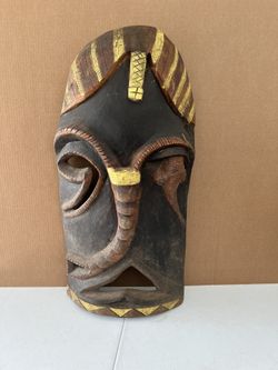 wooden mask