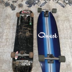 Long board and skate board