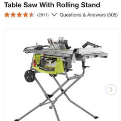 Ryobi Table Saw