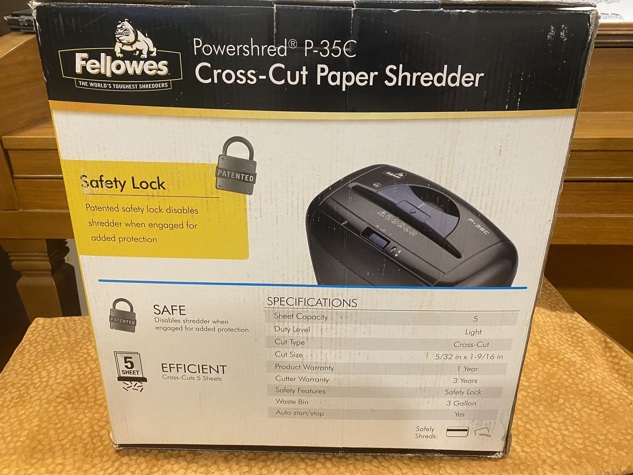 Cross-Cut Paper Shredder