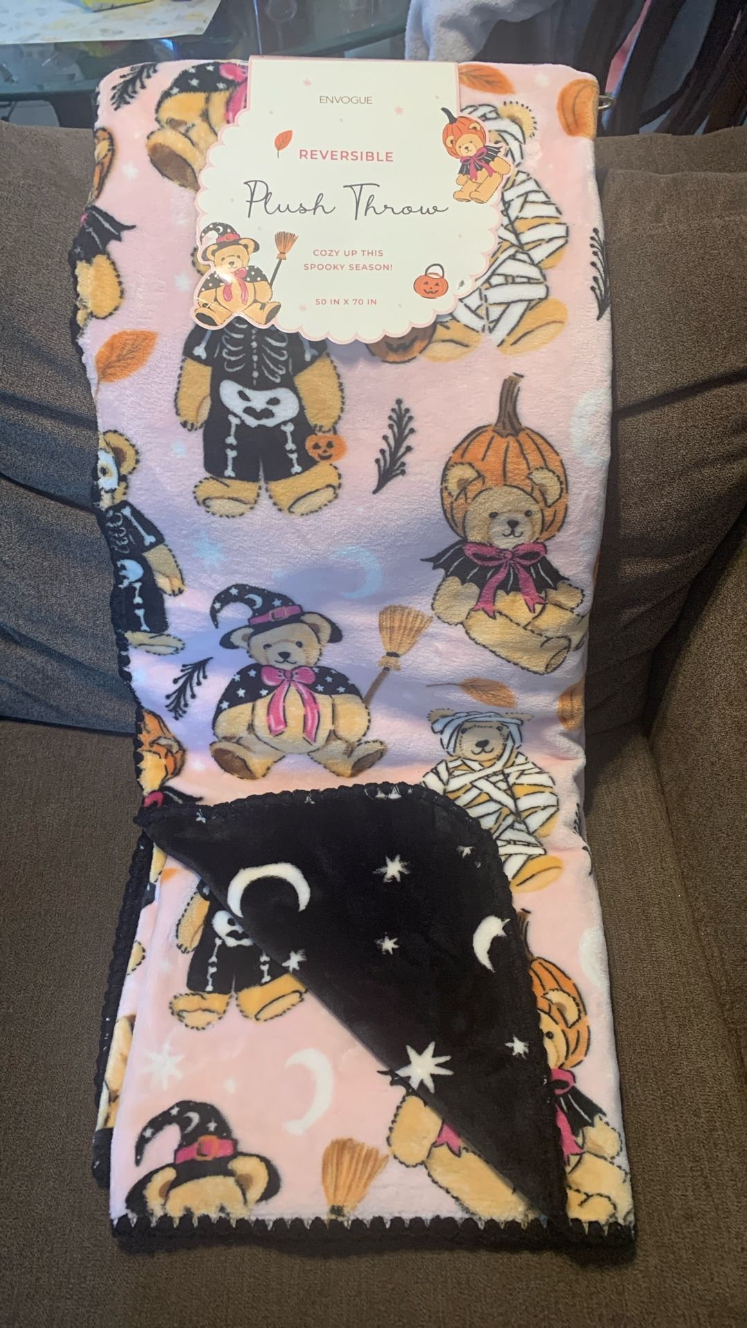 Teddy Bear Halloween Blanket