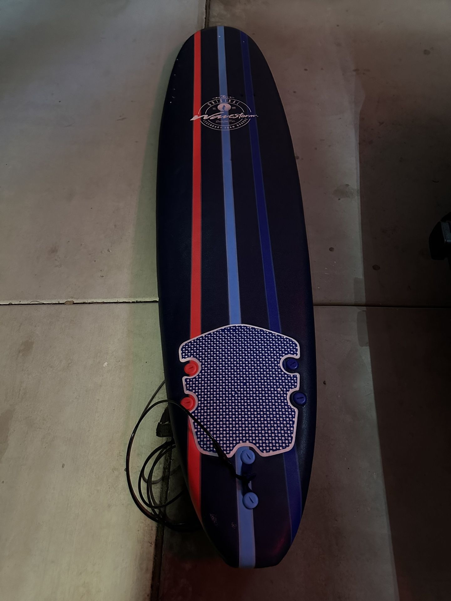 Wavestorm - Classic Soft Top Foam 8ft Surfboard
