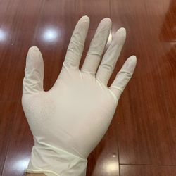 Latex glove powder free *** good quality ***