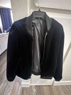 Forever 21 black suede jacket 