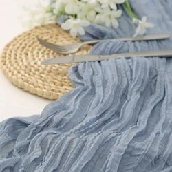 Dusty Blue Table Runner