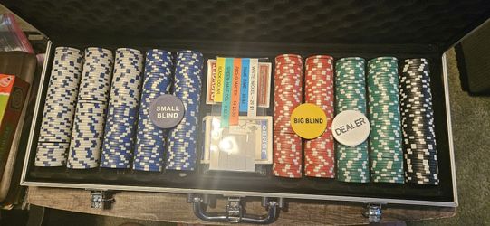 Poker Chips, Cards Set