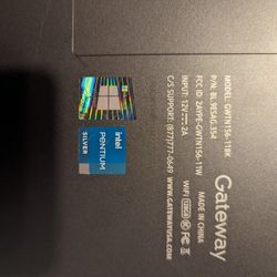 Gateway 15.6" Pentium 4GB/128GB NOTEBOOK