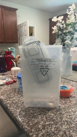 New Clear Plastic cereal Storage Container with Lid