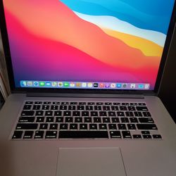 MacBook Pro 15inch 2013 Intel I7 8gb Ram 256gb Ssd