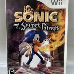 Sonic and the Secret Rings (Nintendo Wii, 2007) CIB  
