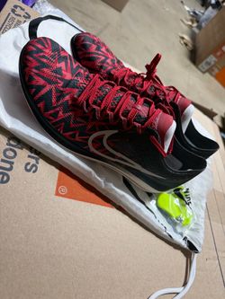 Nike track Spikes Red Black Pattern