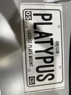 The Platypus License Plate Mount