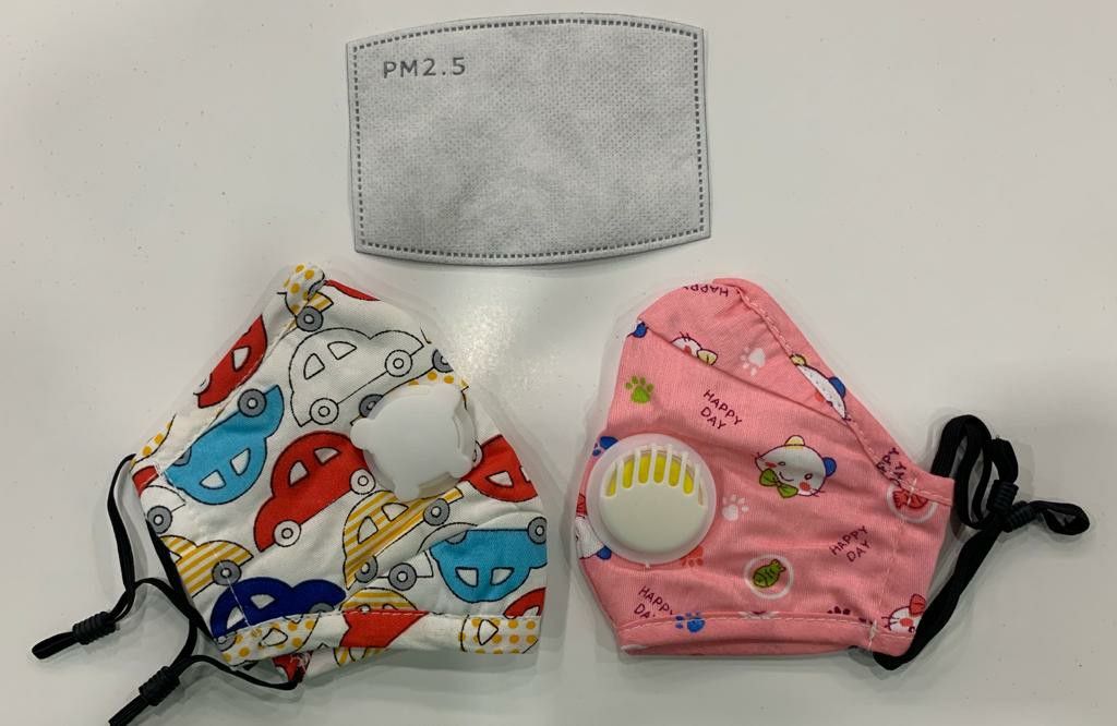 Washable face mask filter for boy girls