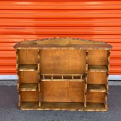 Vintage Sheryn's Maple Of California Teacup Saucer Curio Wall Display Shelf