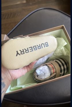 Brand New Newborn Burberry Shoes