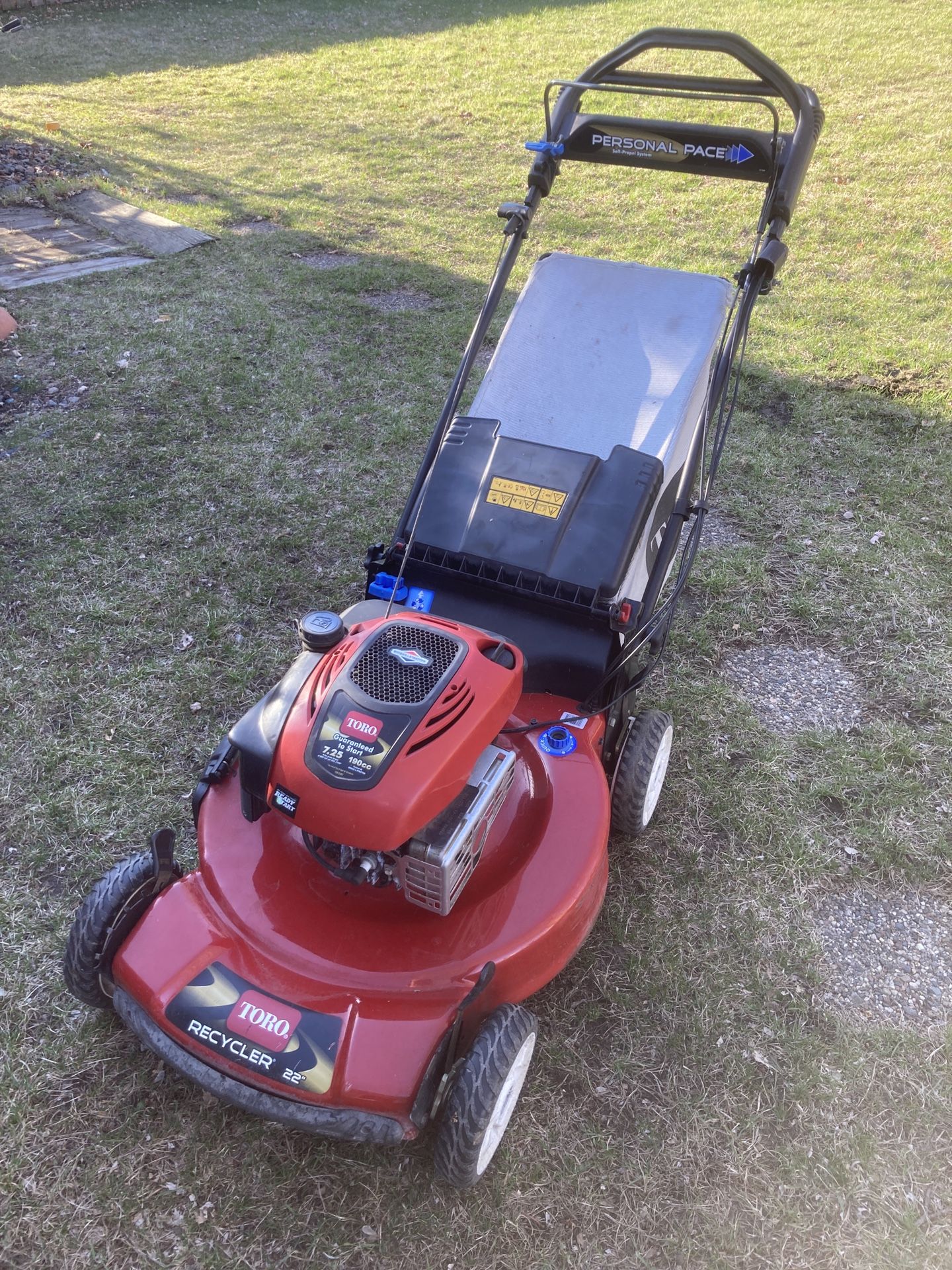 Toro Recycler Lawn Mower 22” Personal Pace 