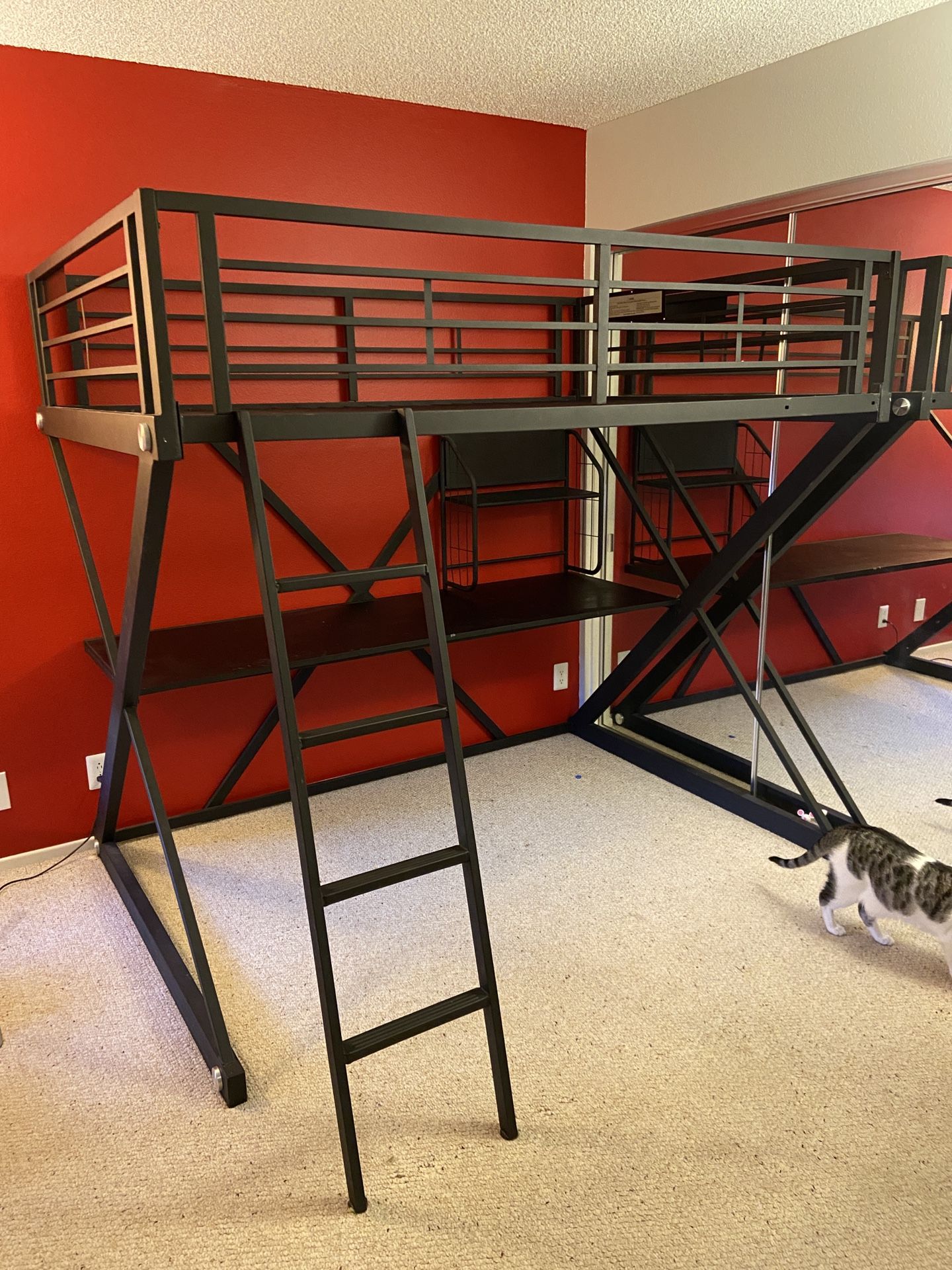 Loft Bed With Desk, Full Size
