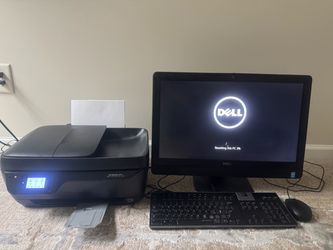 Almost New Dell Desk Top Computer and HP Printer
