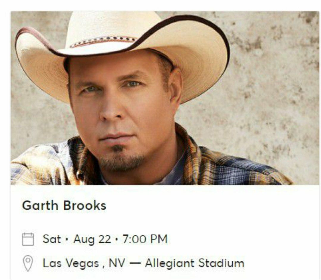 Garth Brooks Floor Tickets