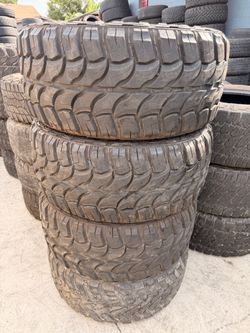33x12.50r22 Cooper tires en Excelentes Conditiones de Vida las 4
