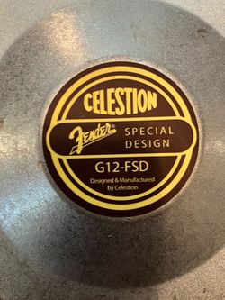 Fender Celestion Electric Guitar Amp Speaker G12-FSD