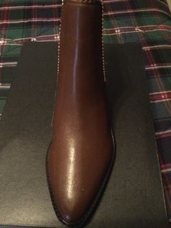 Coach Bowery Leather Boots Size 9B