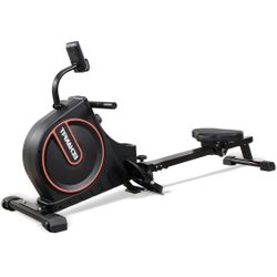 Magnetic Rowing Machine for Home，Foldable Rower Machine Whit 350 LB Weight Capacity