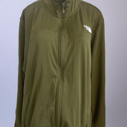 Khaki green The North Face zip up jacket #outdoorjacket size x-large men’s used great condition 