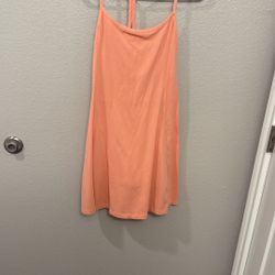 Peach spaghetti Strap Women’s Athletic Dress