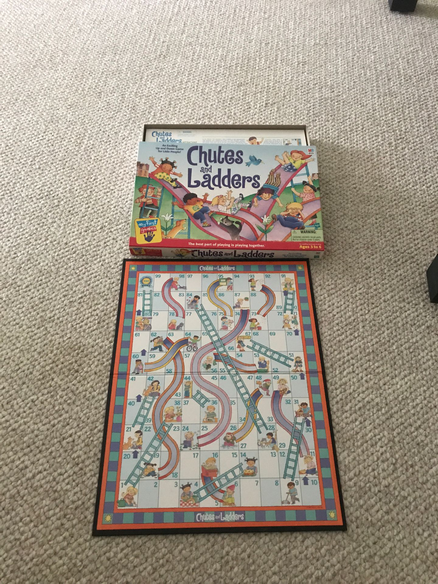 Chutes and ladders game