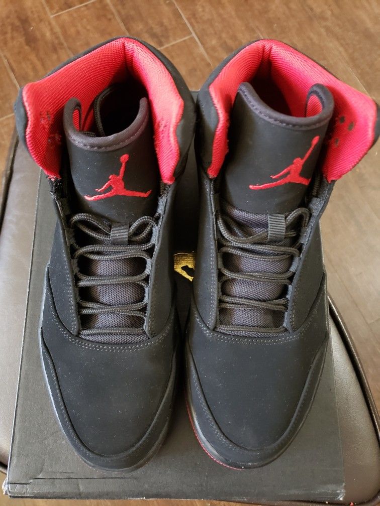 Jordan Flight 5, Size Black/Gym Red, OBO