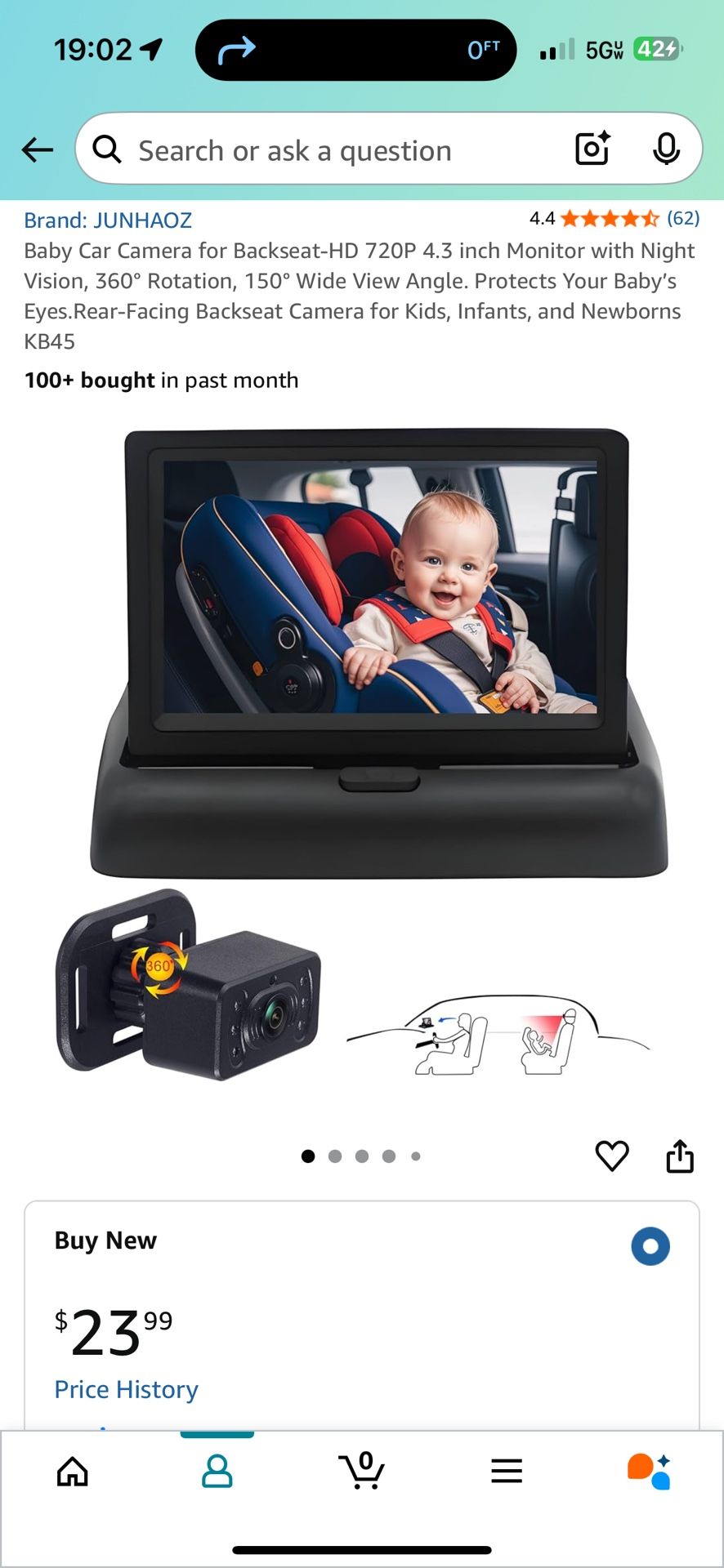 Baby Car Camera