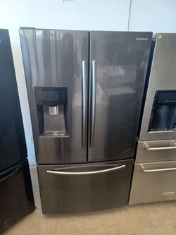 Samsung Stainless steel Gray French door refrigerator