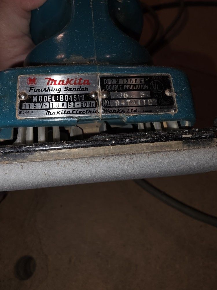 Makita finishing Sander