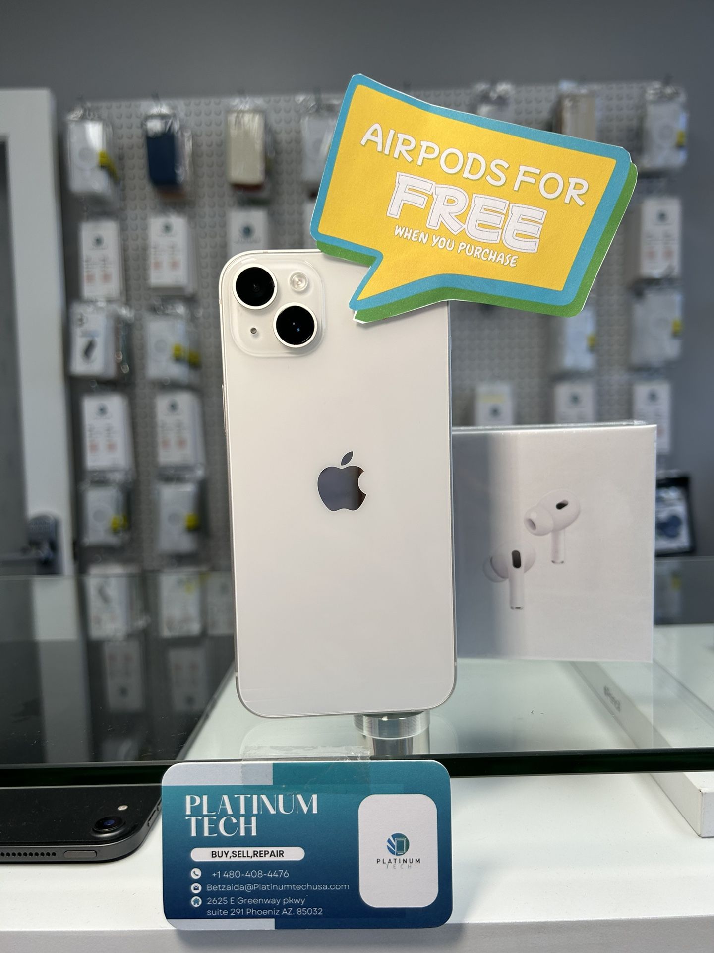 iPhone 14 Plus White Color Like New 128Gb With Warranty 