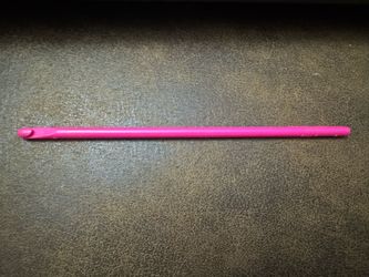Pink Plastic Crochet Hook