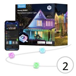 Govee, Permanent, RGBIC, White, 50ft x2
