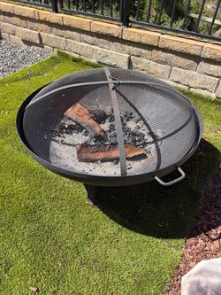 Wood fire pit