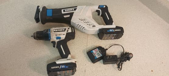 Hart 20V Drill and Reciprocating Saw Combo