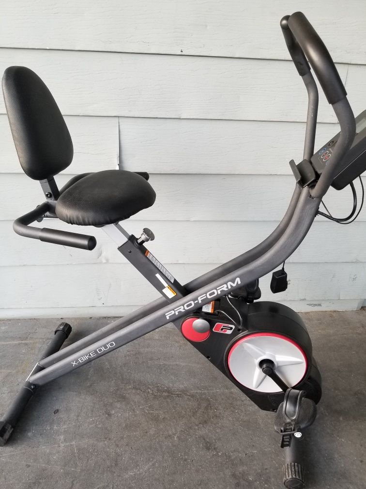 X-Bike Duo Exercise Bike. Pro-form