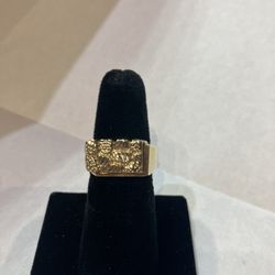 10k Gold Nugget Ring #109867-1 MJ