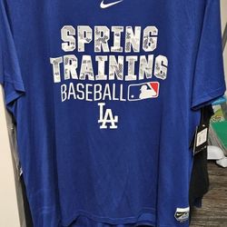 Nike DODGERS spring training Dri-fit shirt