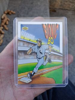 Vintage 1993 Upper Deck Fun Pack Bo Jackson "Bionic Bo" #31 Chicago White Sox. Near Mint Condition.