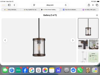 Kira Home Hadley 9" Rustic Farmhouse Pendant Light for Kitchen Island