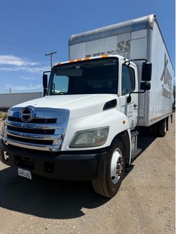 2016 HINO 268 HIGH CUBE BOX TRUCK WITH LIFTGATE