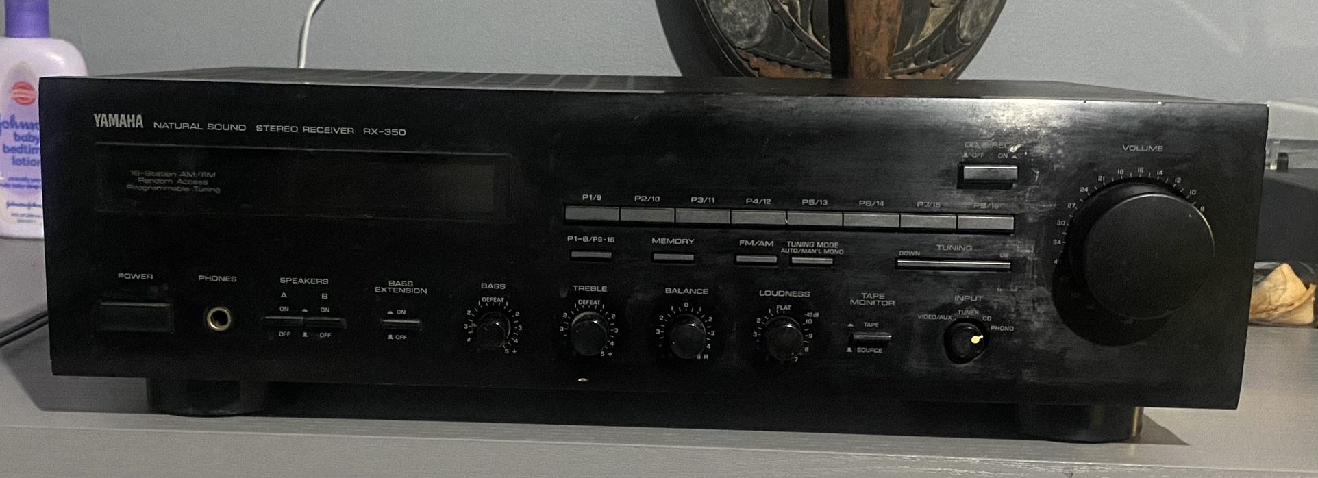 Vintage Yamaha RX-350 Natural Sound Stereo Receiver / Amplifier