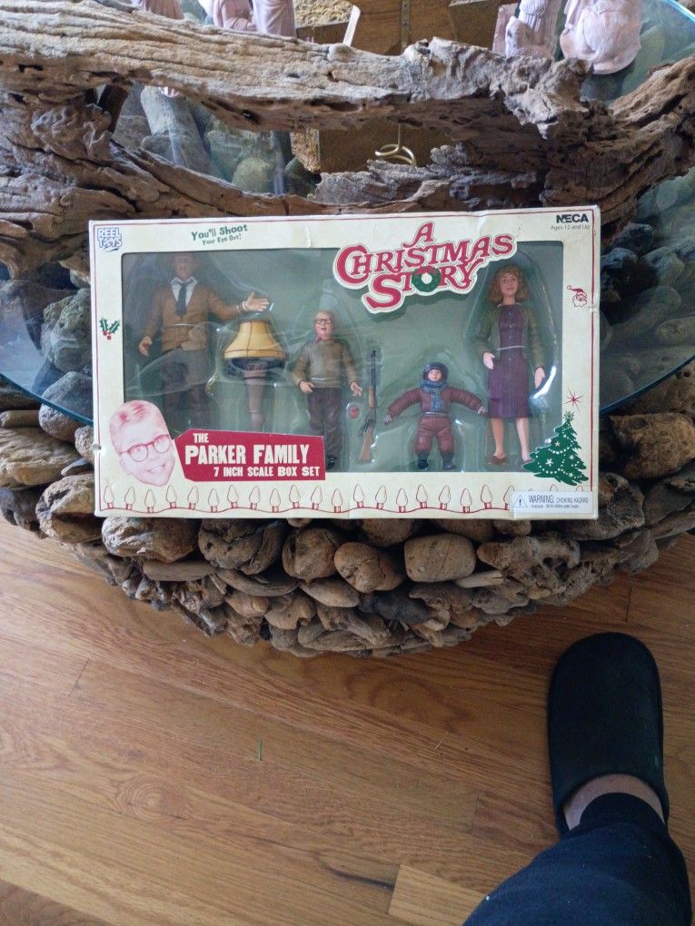 A Christian Story Figurines In Box.