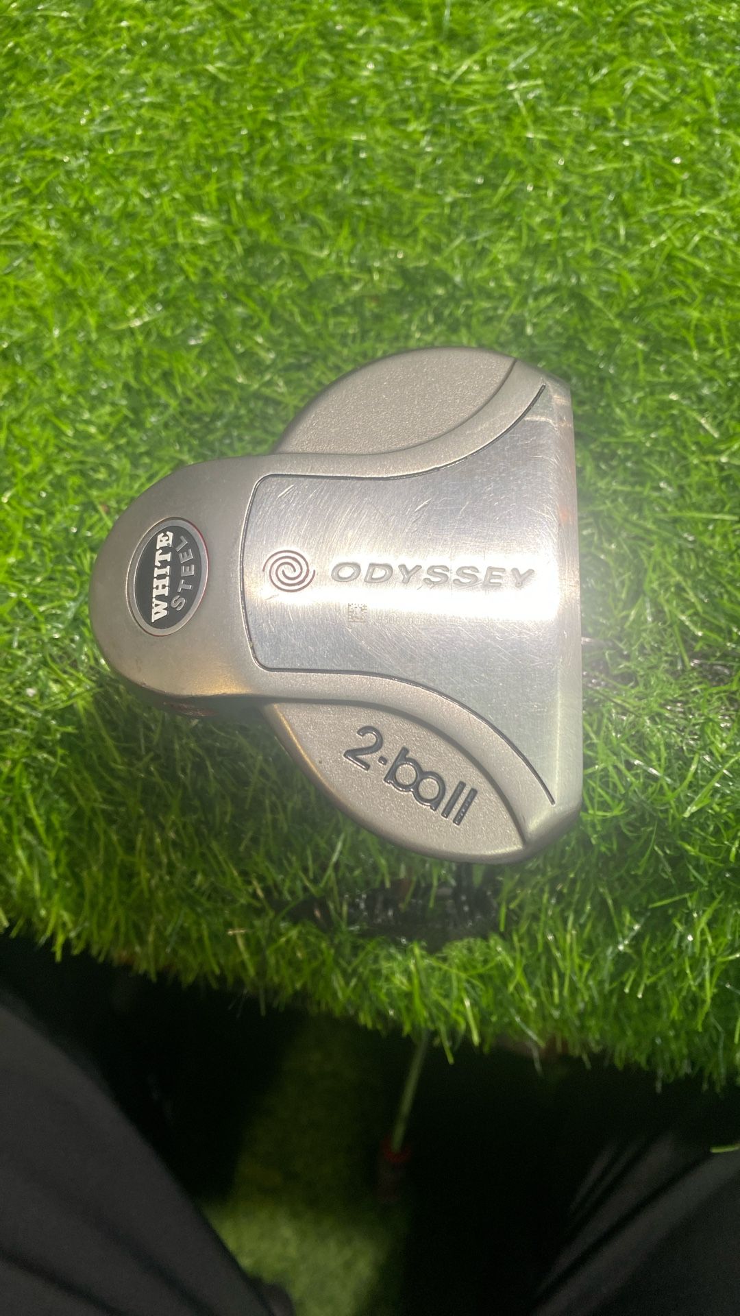 Odyssey White Steel 2- Ball 35” Putter