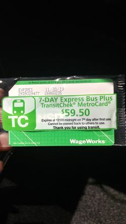NYC Express Bus pass